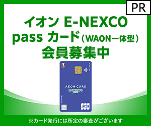 イオン E-NEXCO pass カード(WAON一体型)